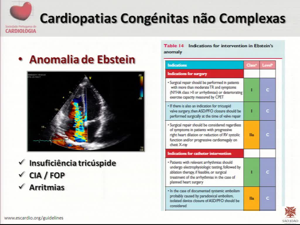 Cardiopatias Congénitas não Complexas