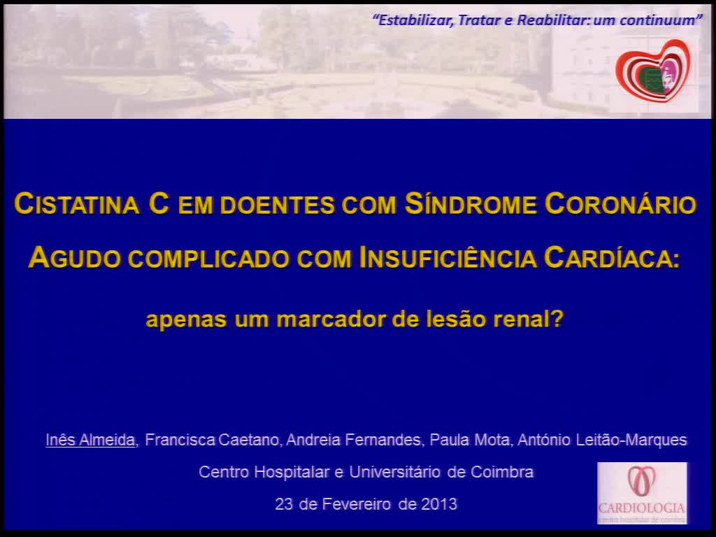 Comunicações orais: