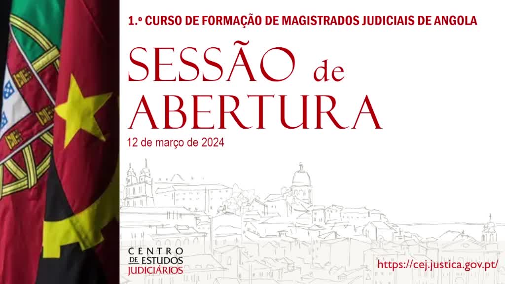  1º Curso de Formação de Magistrados Judiciais de Angola 
