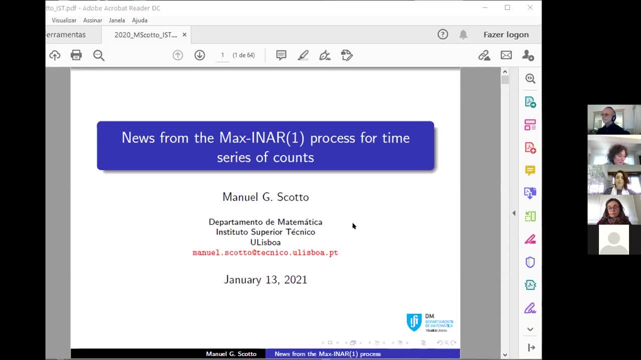  2021.01.13 News from the Max-INAR(1) process for time series of counts