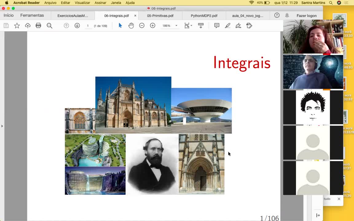  Primitivas e integrais