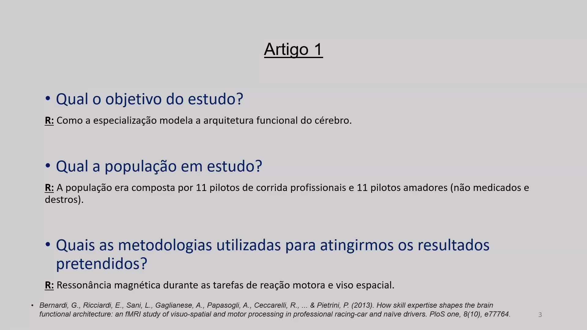 Apresentações dos trabalhos, TD1, 19 Nov