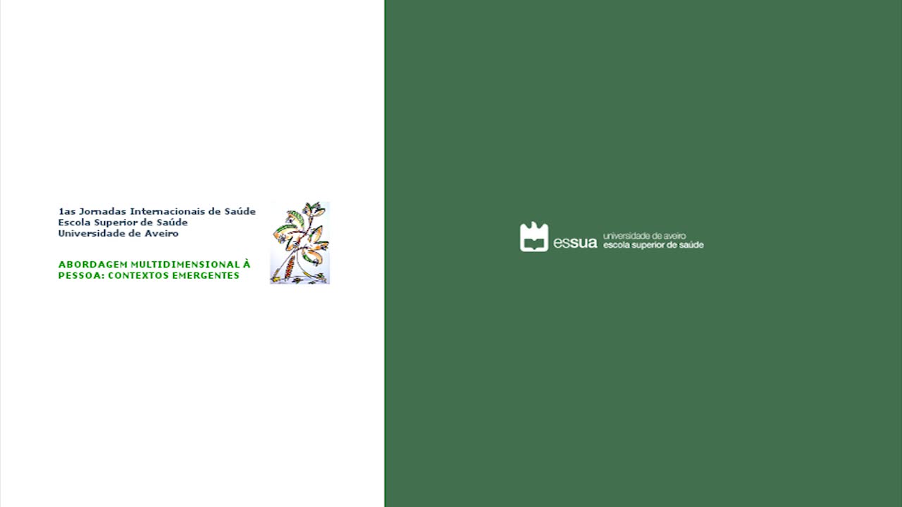 1ªs Jornadas Internacionais de Saúde da Escola Superior de Saúde da Universidade de Aveiro 