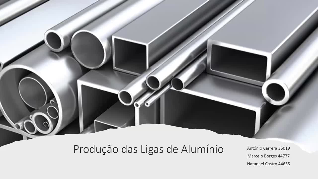 Pordução das ligas de aluminio