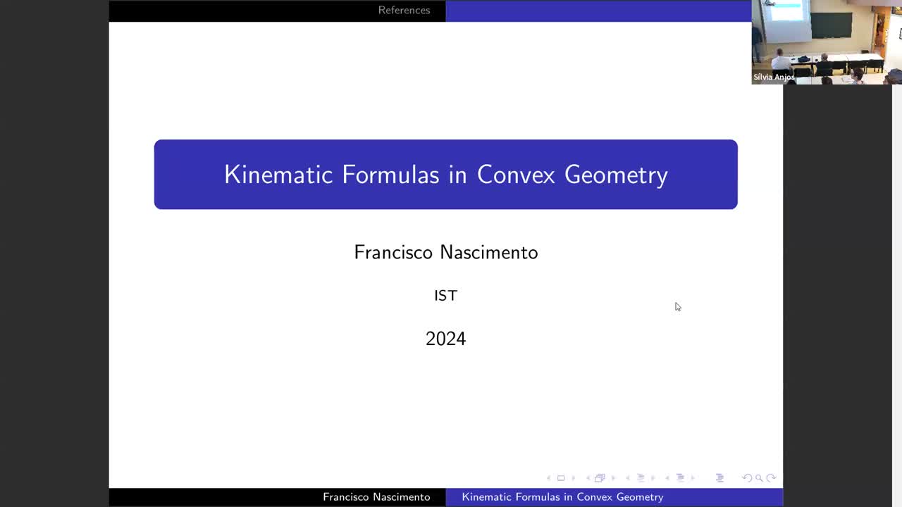  2024.12.03 Kinematic formulas in convex geometry