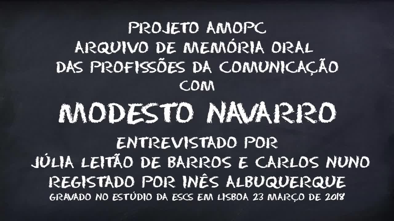 António Modesto Navarro - parte 4 de 6