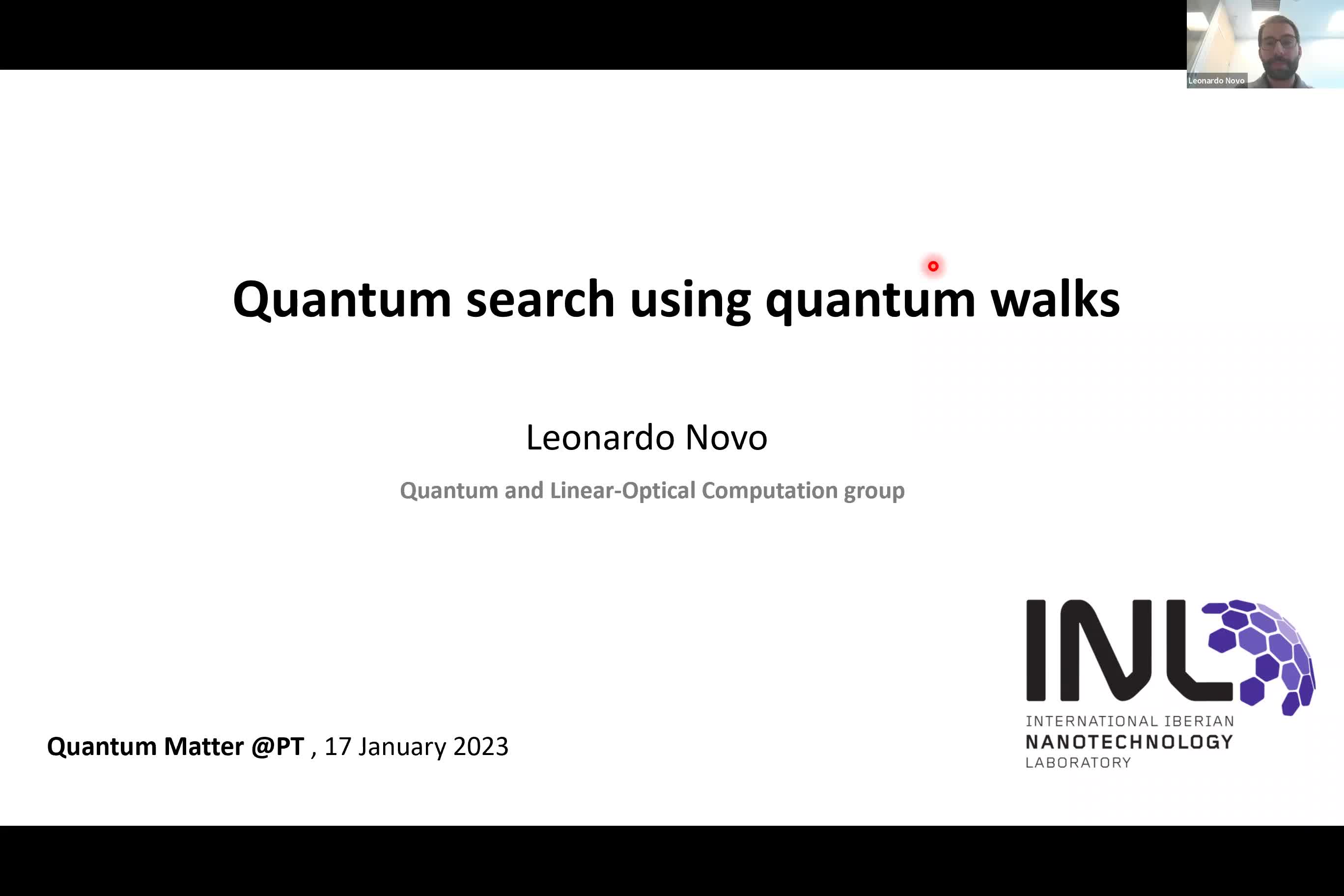  2023.01.17 Quantum search using quantum walks