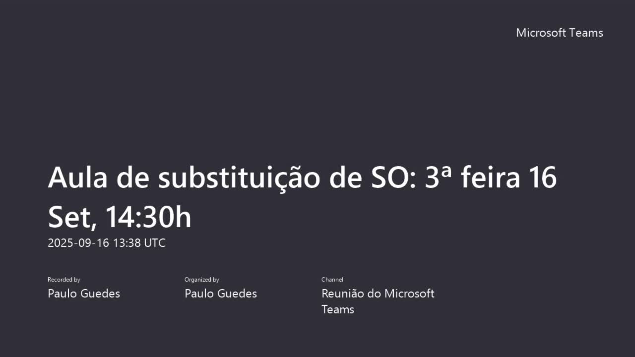  Sistemas Operativos - Processos