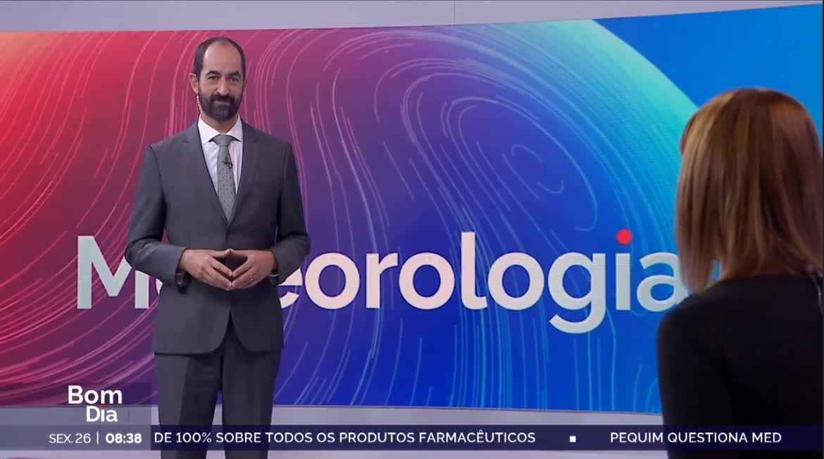  Previsão do estado do tempo, RTP1, 26-09-2025, IPMA.