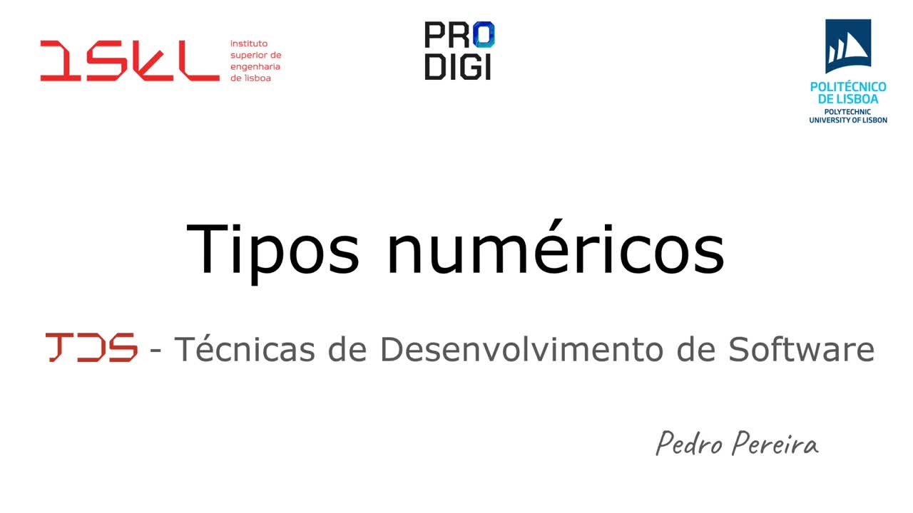  TDS - Numeric Types