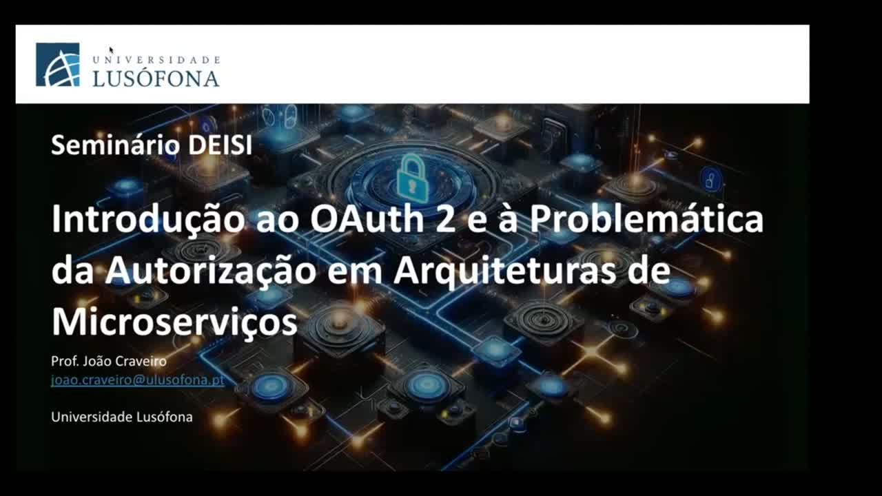 Introdução ao OAuth 2.0 e à Problemática da Autorização em Arquiteturas de Microserviços