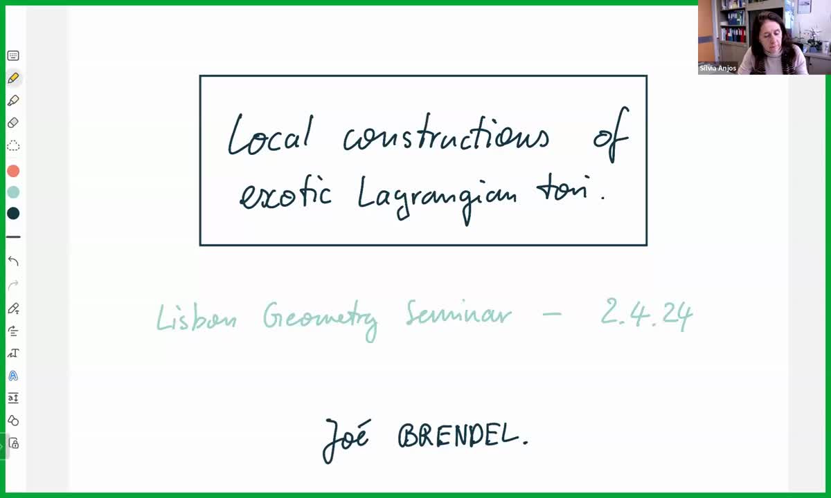  2024.04.02 Local constructions of exotic Lagrangian tori