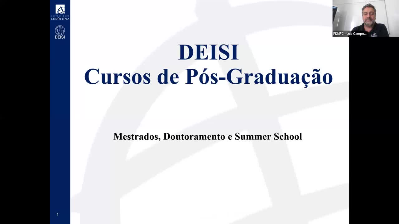 DEISI - Curso de Pós-Graduação