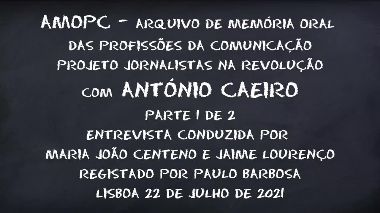 António Caeiro - parte 1 de 2