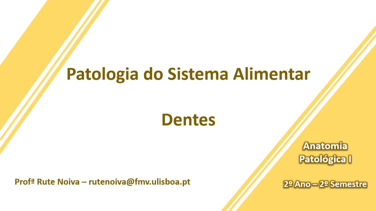  Patologia do Dentes