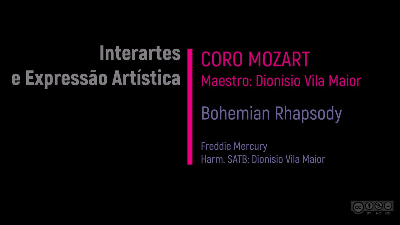  Interartes e expressão artística: coro Mozart & “Bohemian Rhapsody”