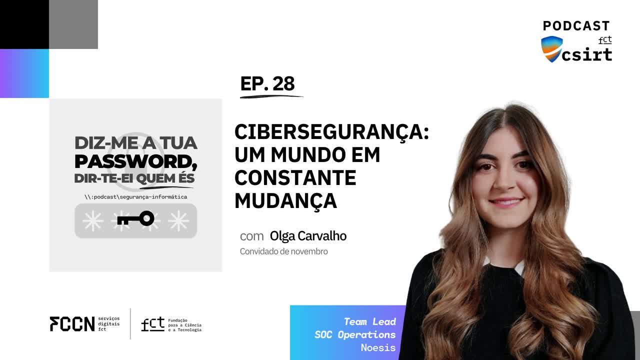  Olga Carvalho - EP.28 - Podcast - DIZ-ME A TUA PASSWORD, DIR-TE-EI QUEM ÉS