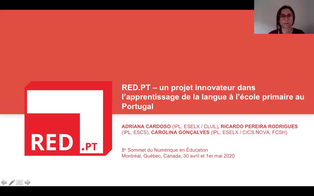 RED.PT – un projet innovateur dans l’apprentissage de la langue à l’école primaire au Portugal