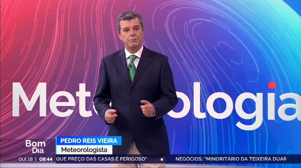 Previsão do estado do tempo, RTP1, 18-09-2025, IPMA.