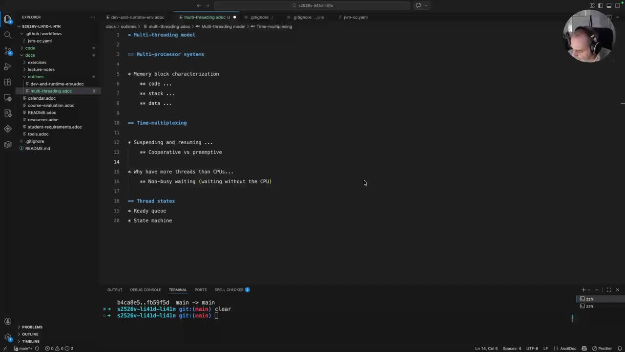  PC - Um modelo para execução de múltiplas "threads"