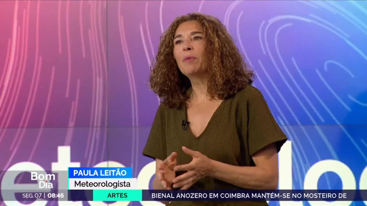  Previsão do estado do tempo, RTP1, 07-07-2025, IPMA.