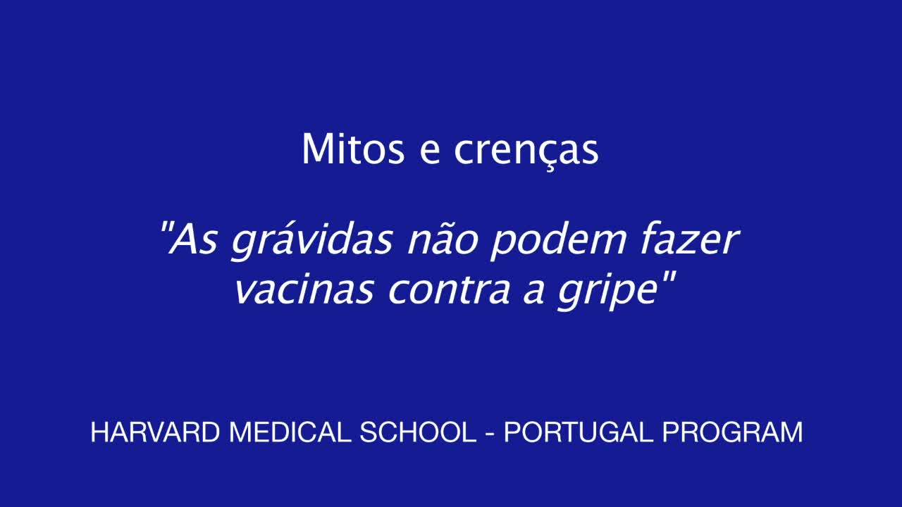Mitos e Crenças: "As grávidas não podem ser vacinadas contra a gripe"