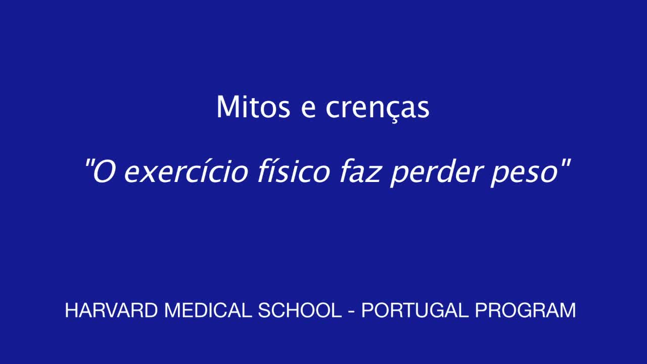 Mitos e crenças na saúde: "O exercício físico faz perder peso"