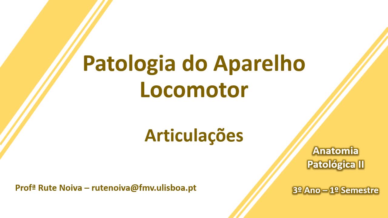  Patologia das Articulações