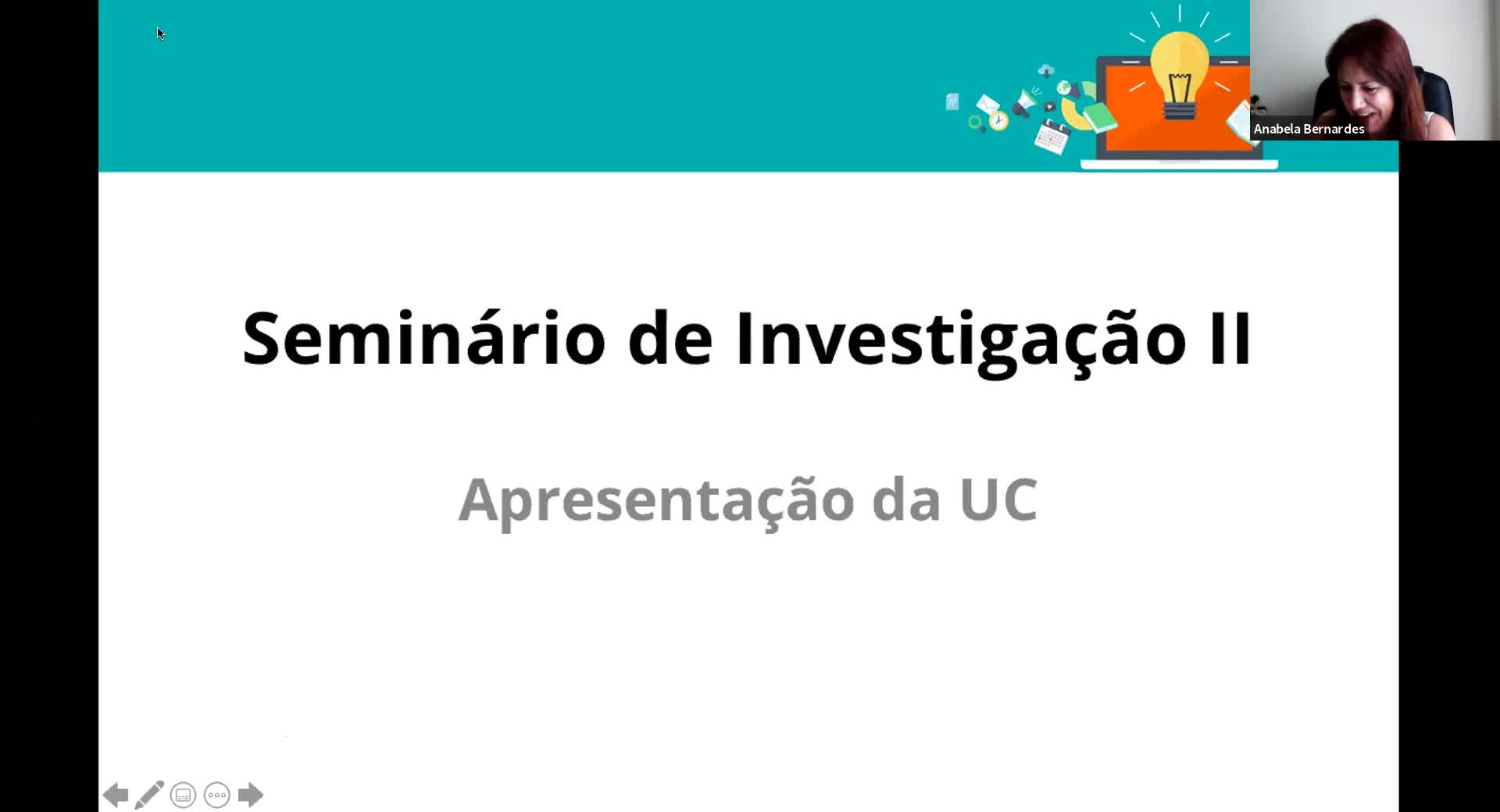 Seminário de Investigação II, aula 1