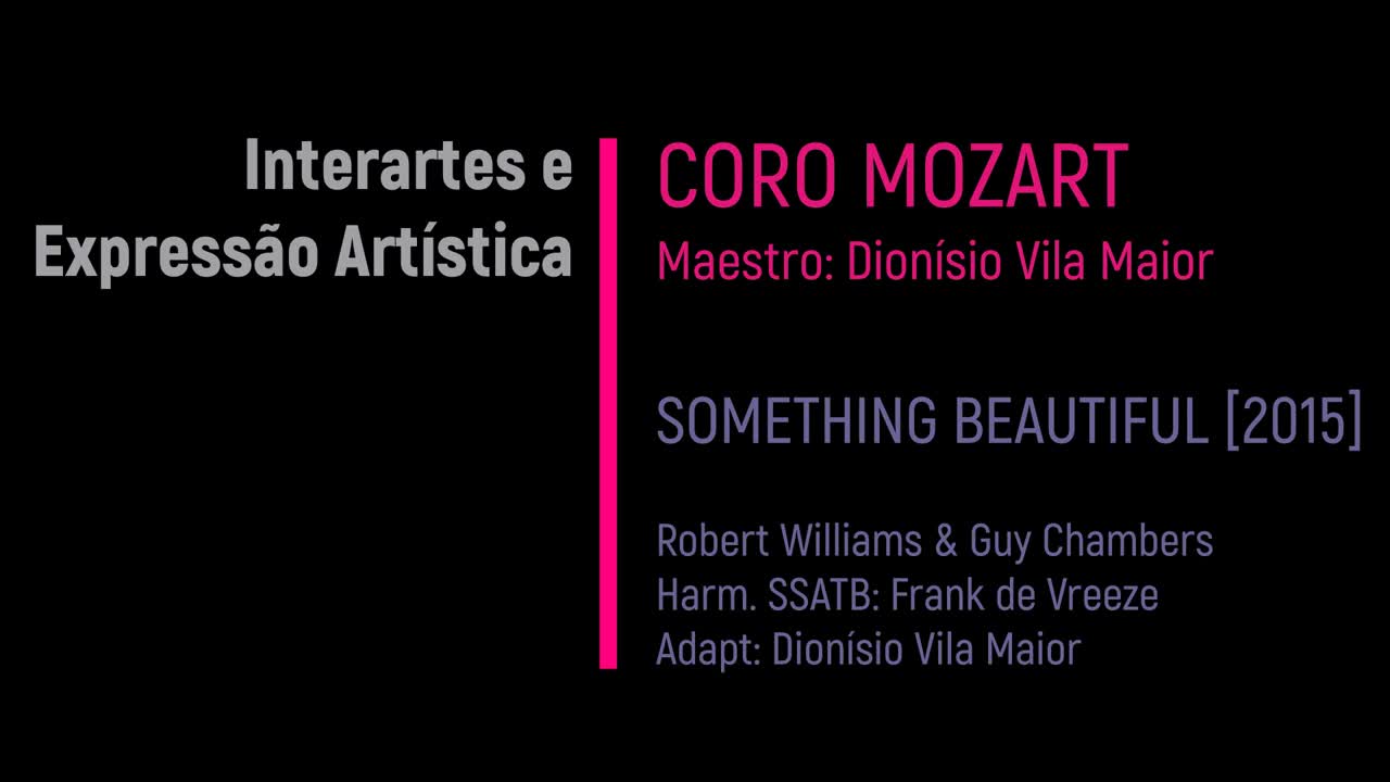  Interartes e expressão artística: Coro Mozart & Something Beautiful [2015]
