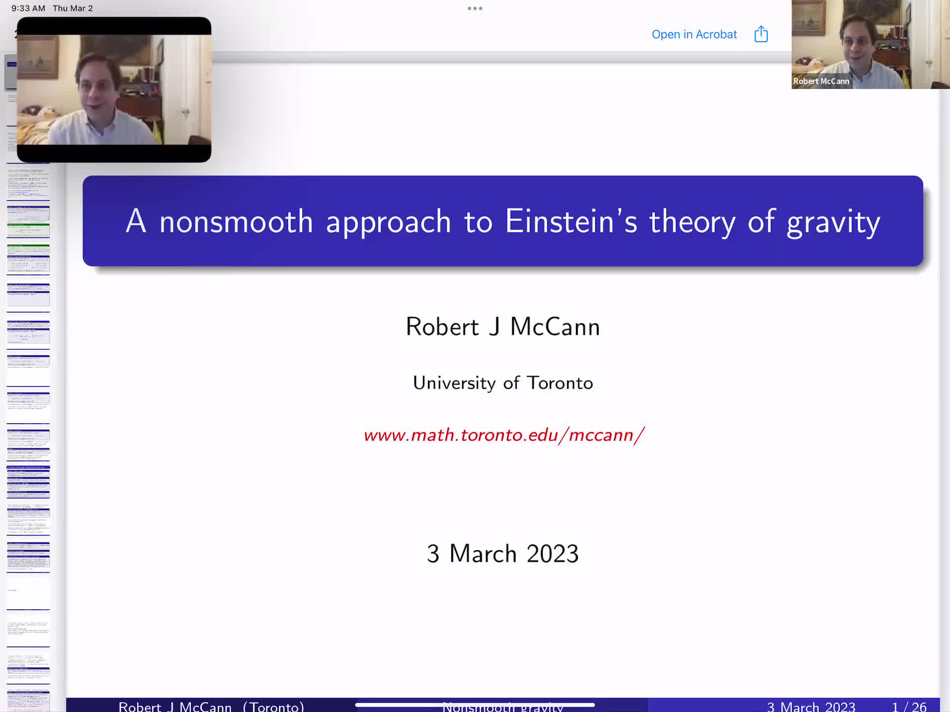 Educast player: 2022.02.03 On the discrete Dirac spectrum of a point  electron in the zero-gravity Kerr-Newman spacetime