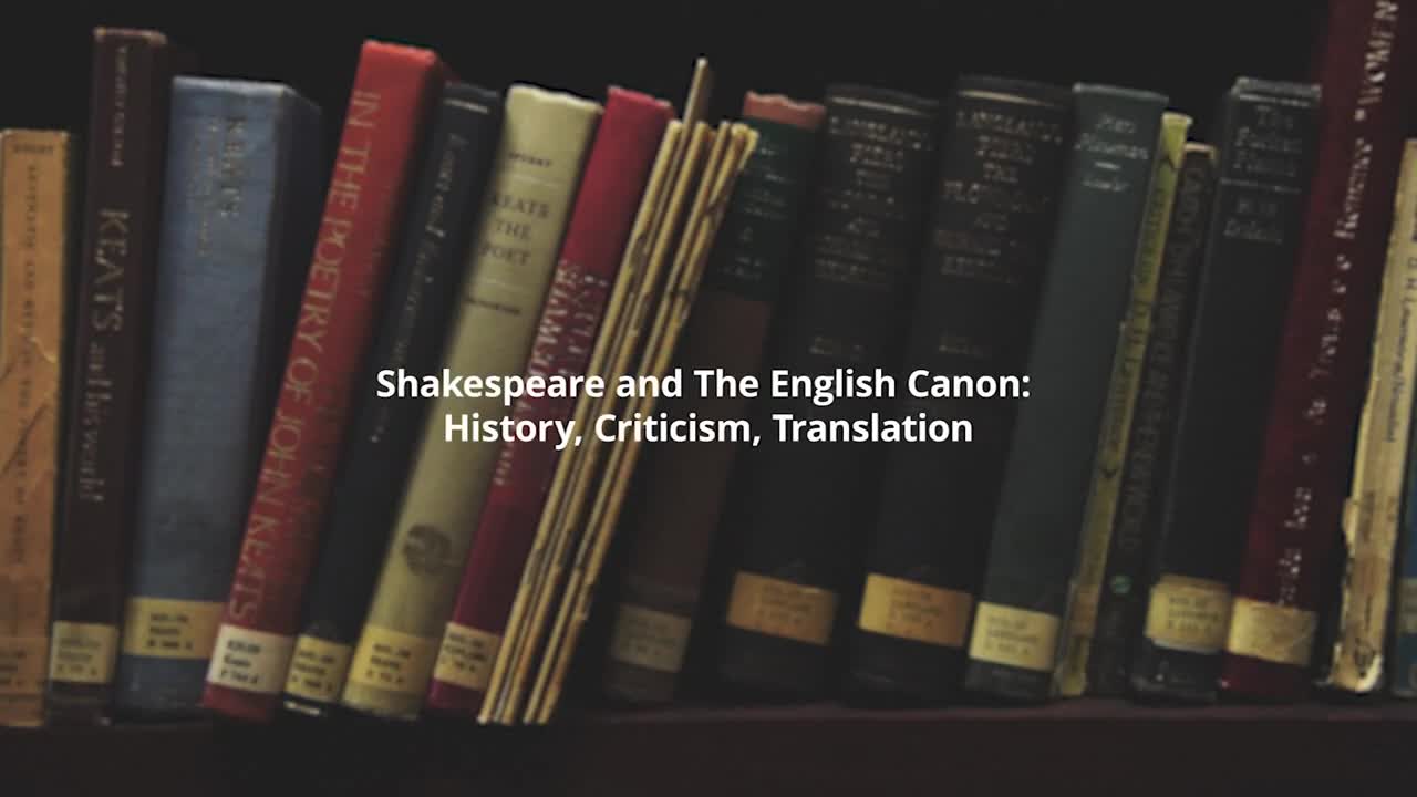  Shakespeare and The English Canon