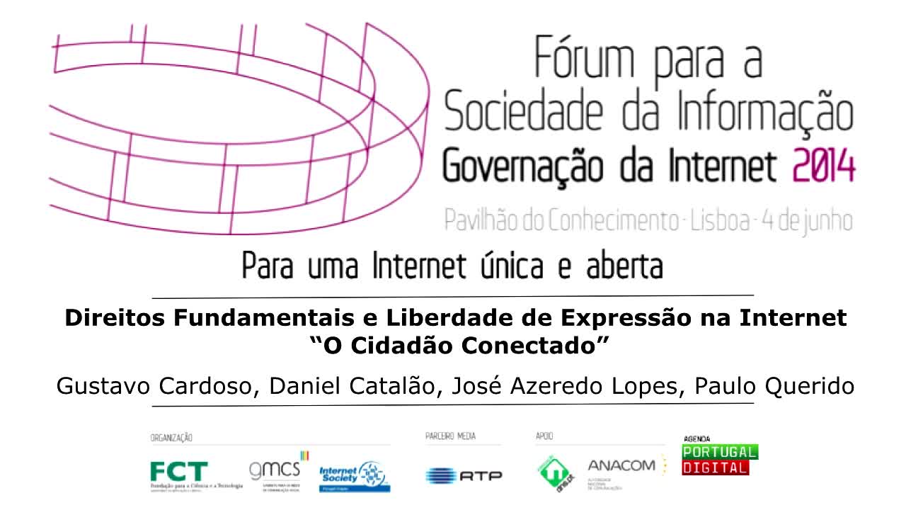 Fórum para a Sociedade da Informação - Governação da Internet 2014