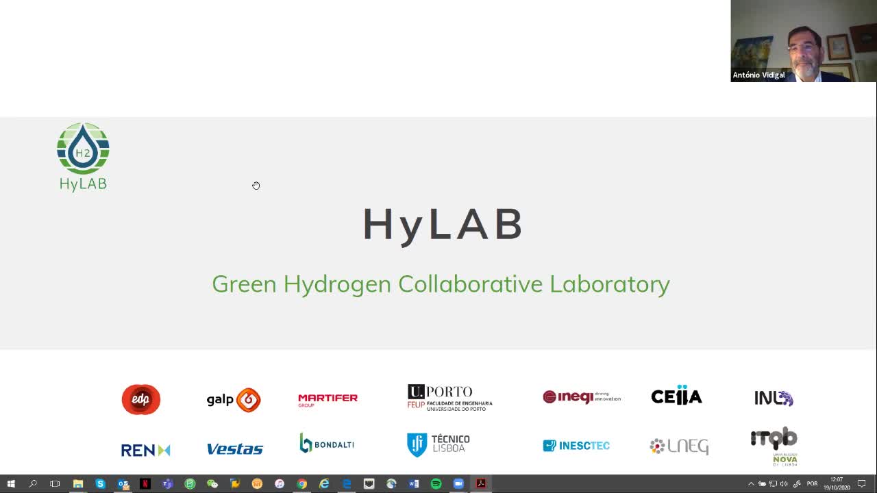  Apresentação: HyLAB - Laboratório Colaborativo para o Hidrogénio Verde