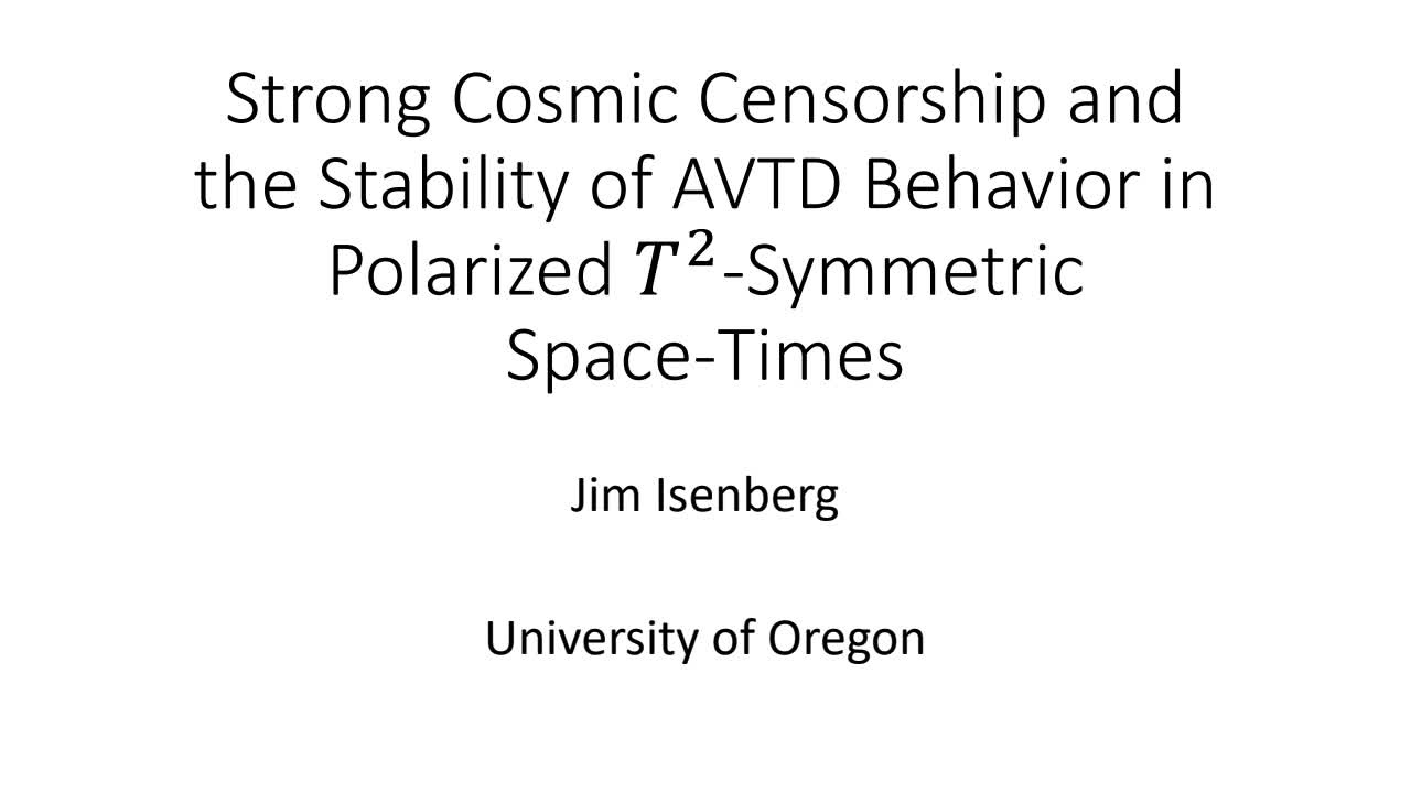  2022.06.02 Stability of AVTD Behavior for Polarized T^2-Symmetric Space-Times