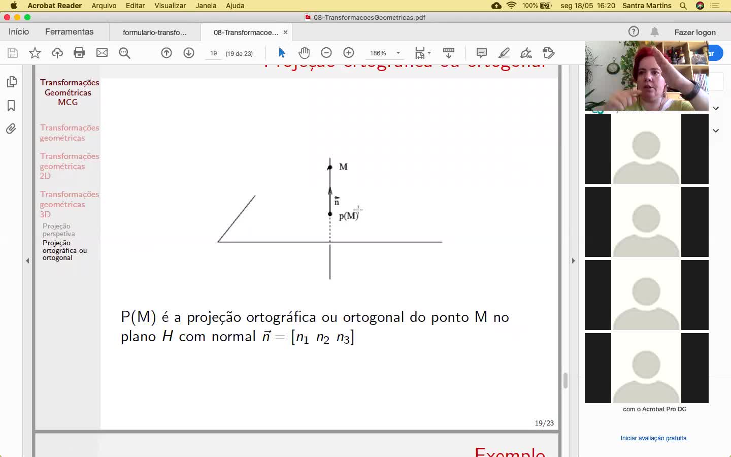  Aula14- Projeção ortográfica ou ortogonal