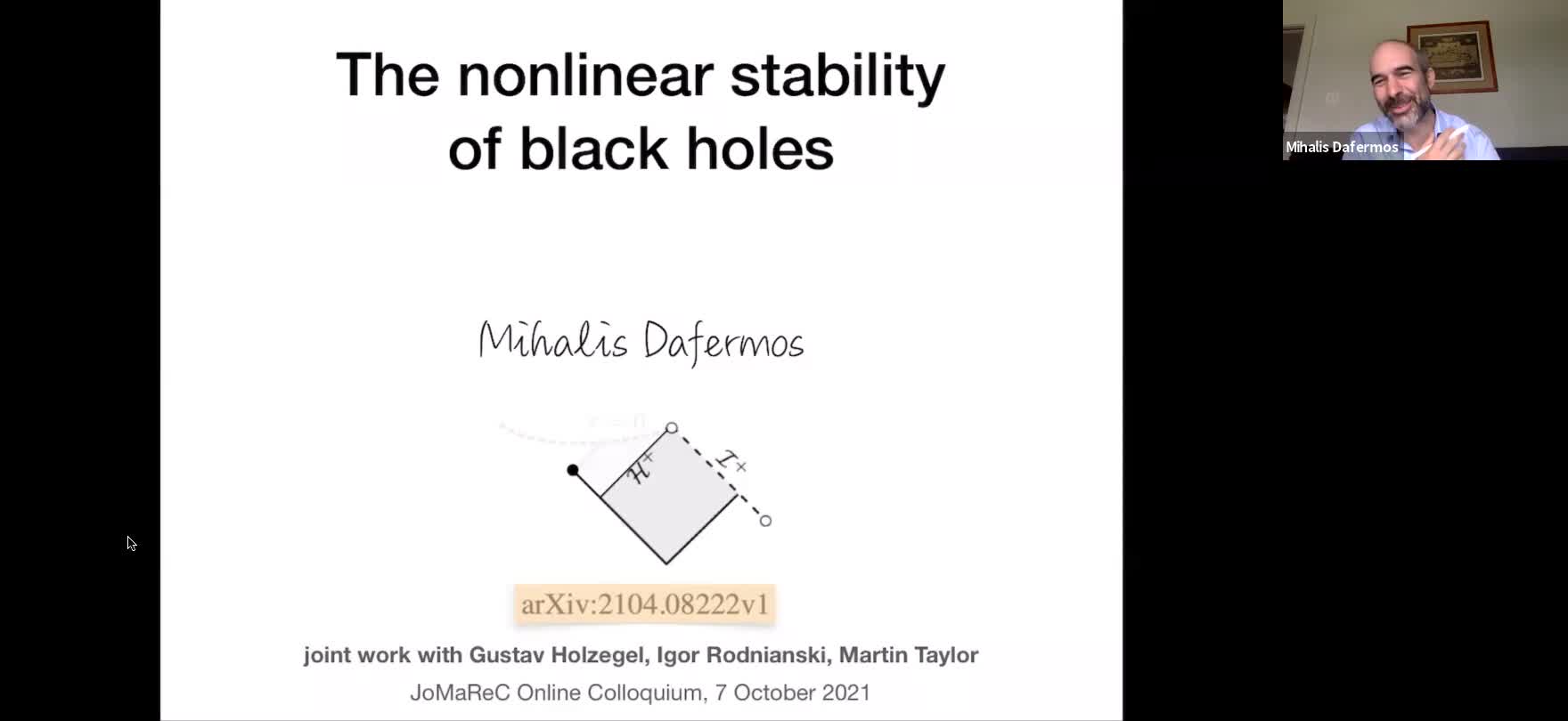  2021.10.07 The black hole stability problem in general relativity