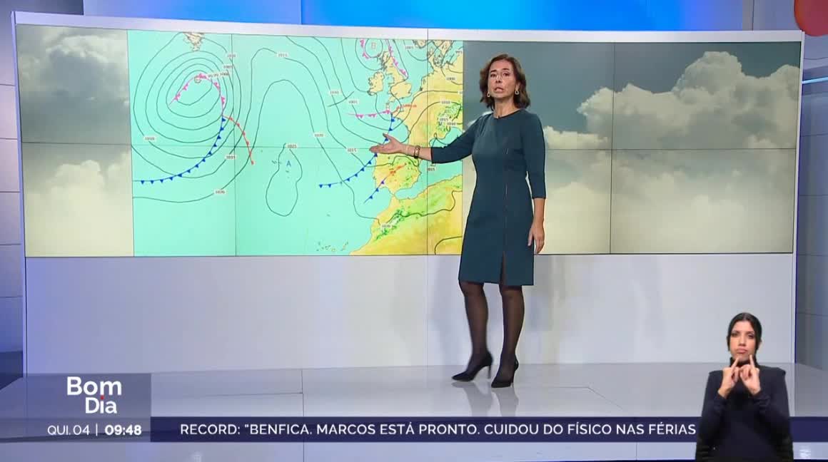  Previsão do estado do tempo, RTP1, 04-01-2024, IPMA.