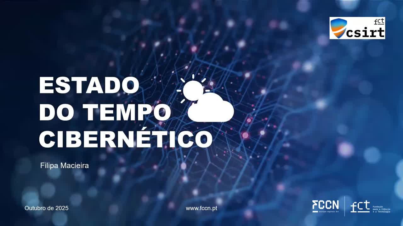 Estado do Tempo Cibernético 2025-10