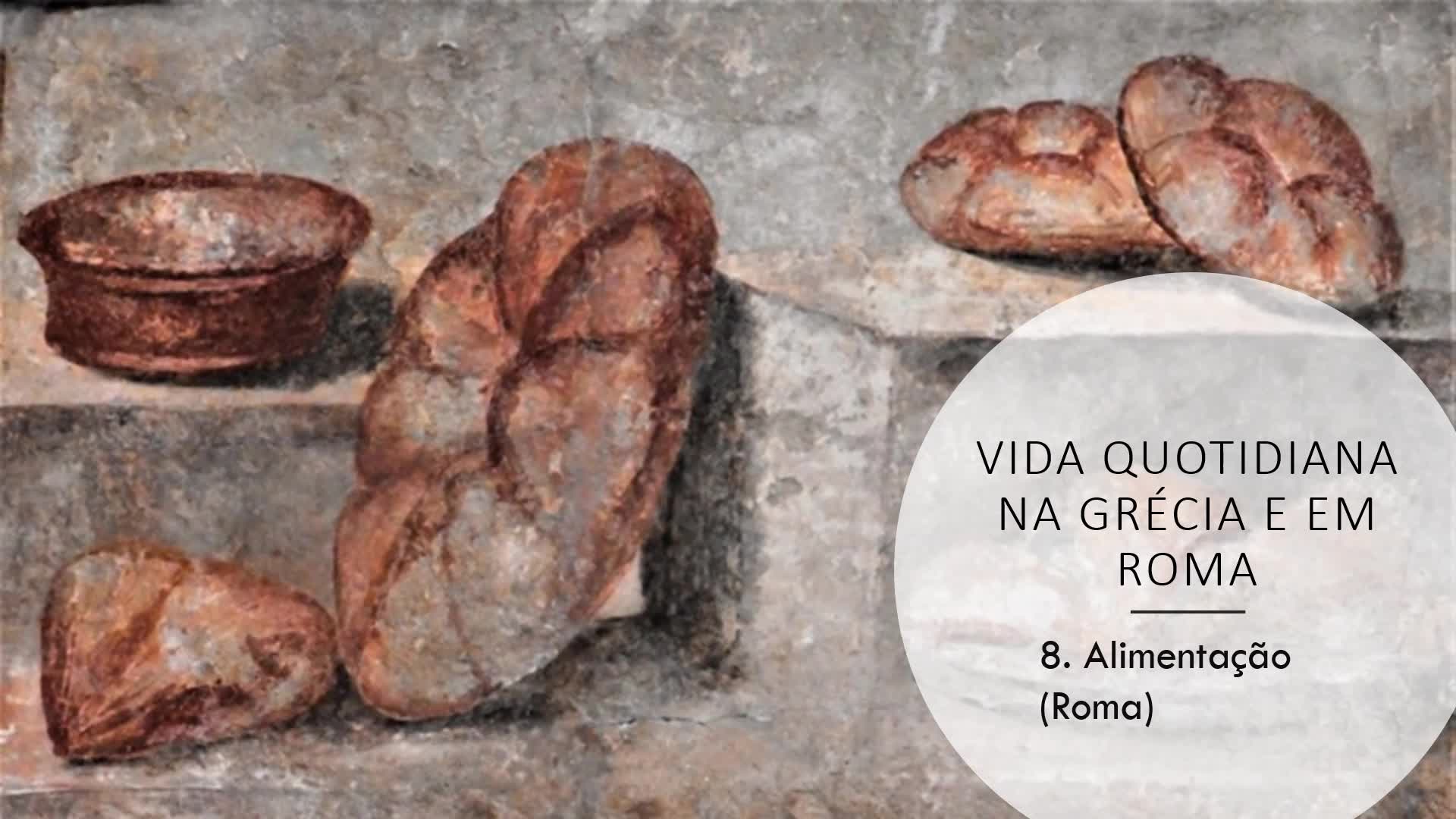 A alimentação em Roma