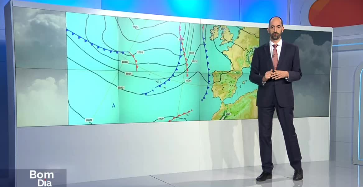  Previsão do estado do tempo, RTP1, 08-11-2024, IPMA.