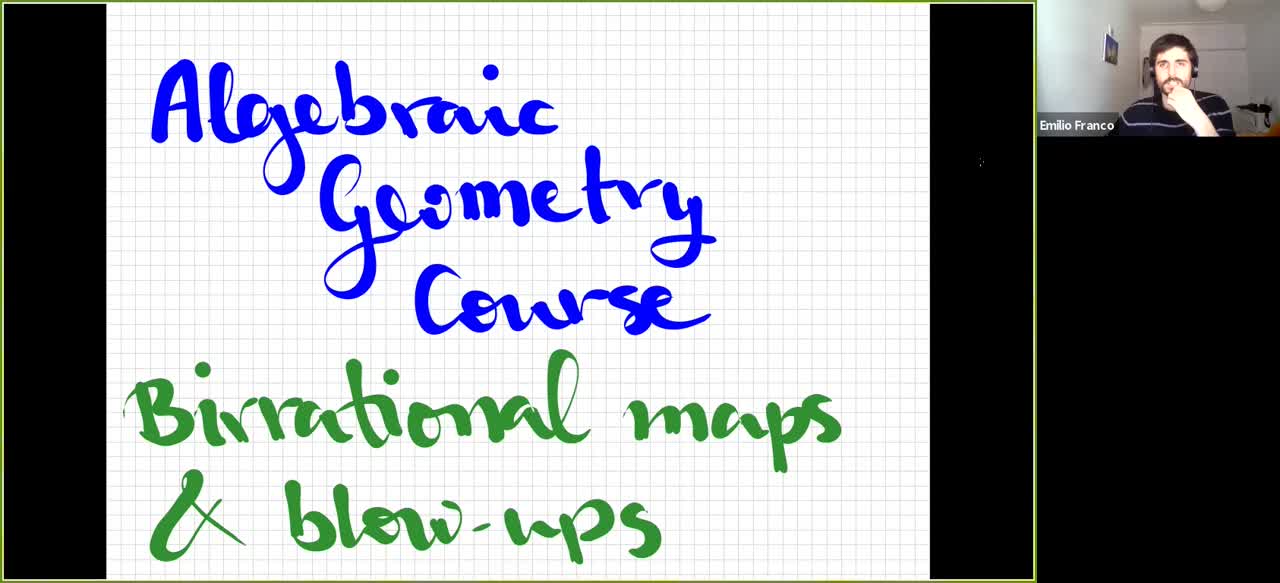 09. Birrational maps and blow-up