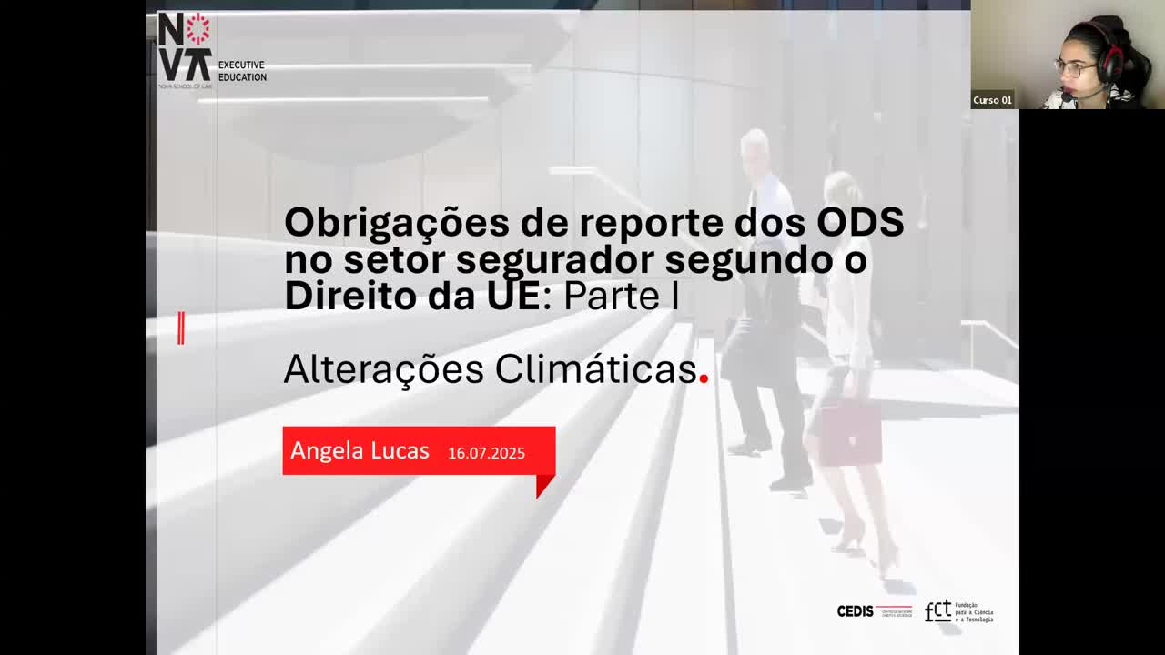  Obrigações de reporte dos ODS no setor segurador segundo o Direito da UE: Parte I