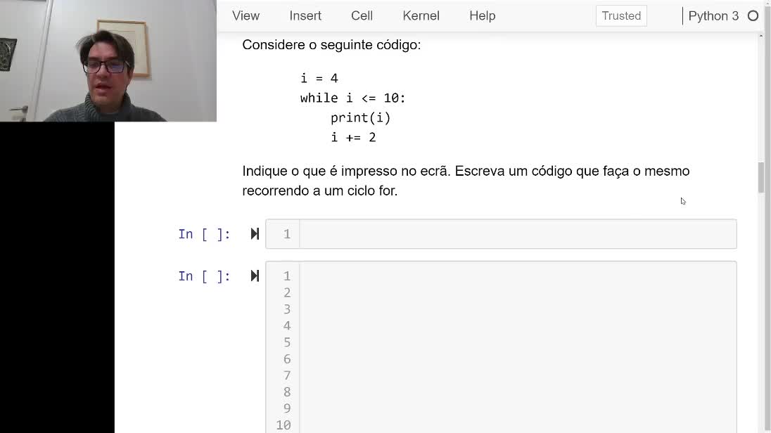  Ciclos: Conversão entre for e while
