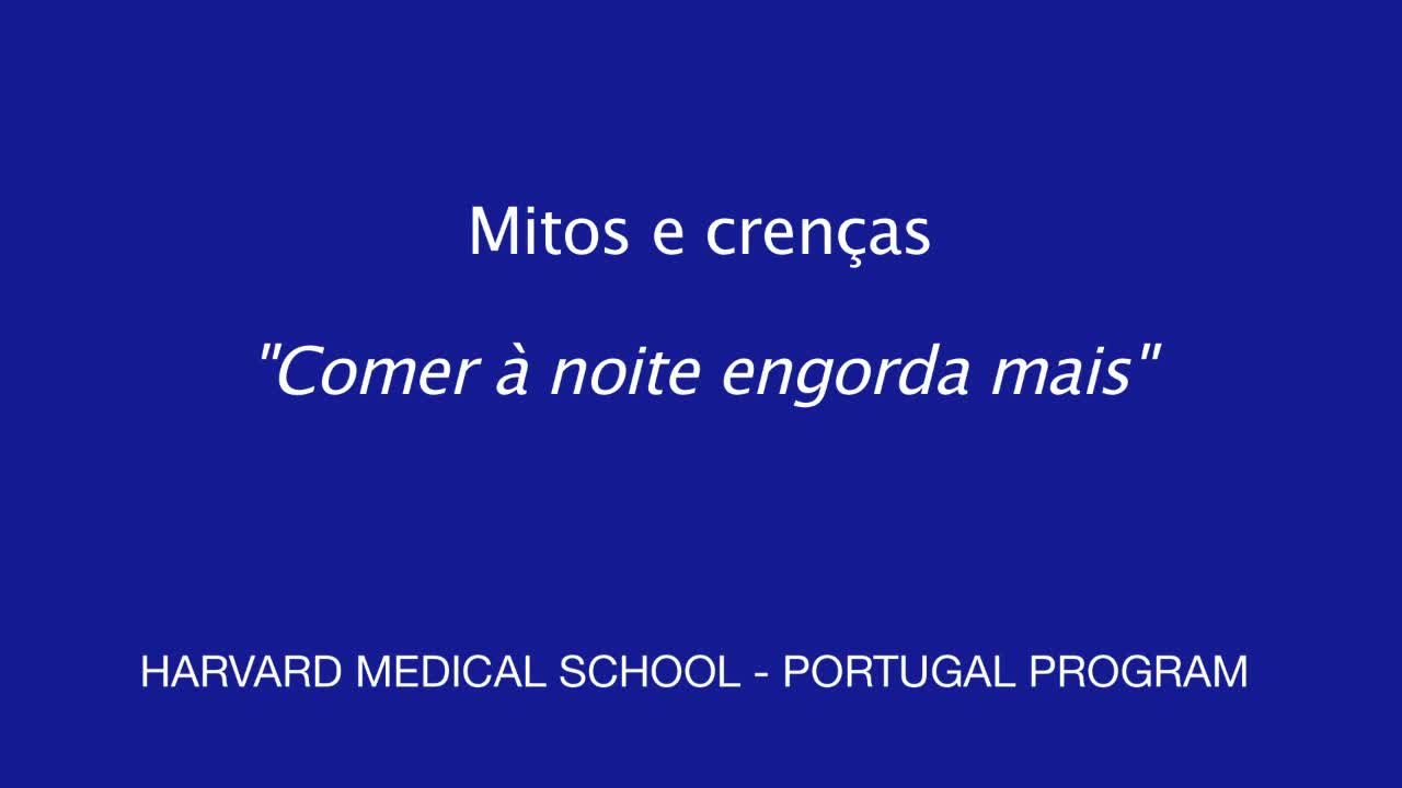 Mitos e Crenças: "Comer à noite engorda mais"