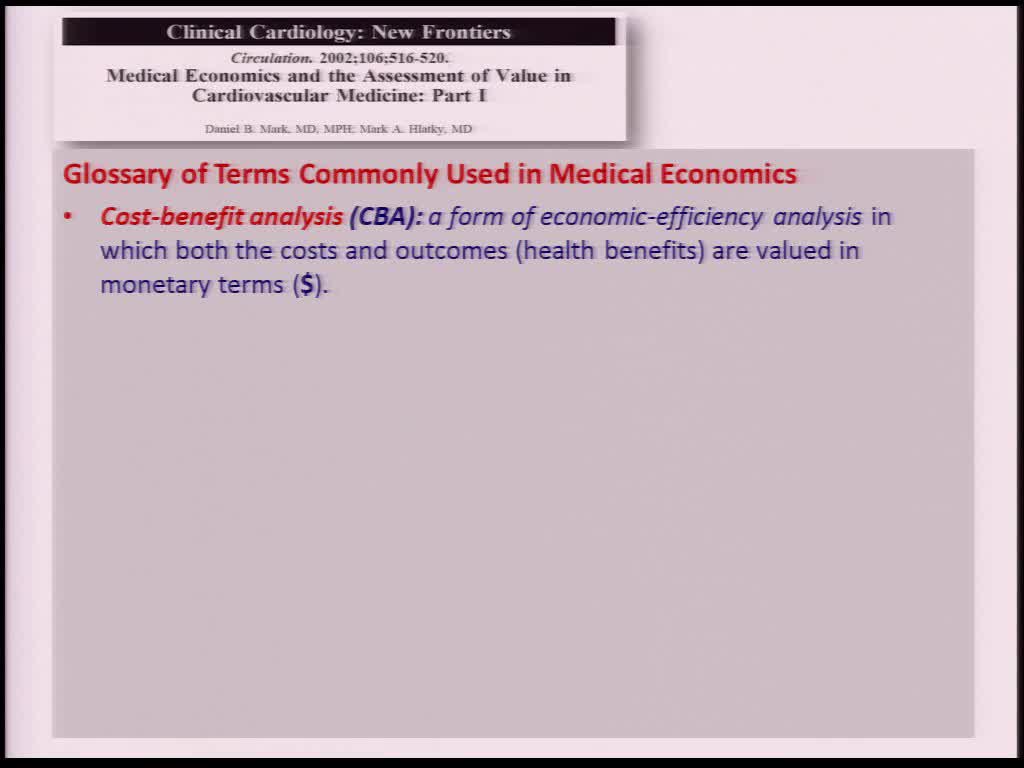 Custo-benefício da reabilitação cardíaca