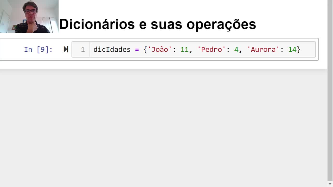 Dicionários e suas operações
