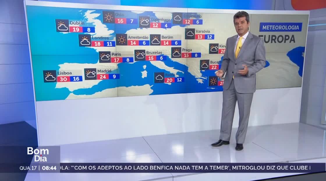  Previsão do estado do tempo, RTP1, 17-05-2023, IPMA.