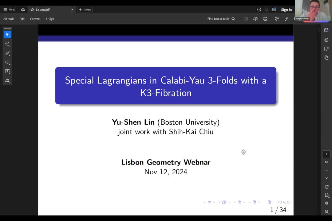  2024.11.12 Special Lagrangians in Calabi-Yau 3-folds with a K3-fibration