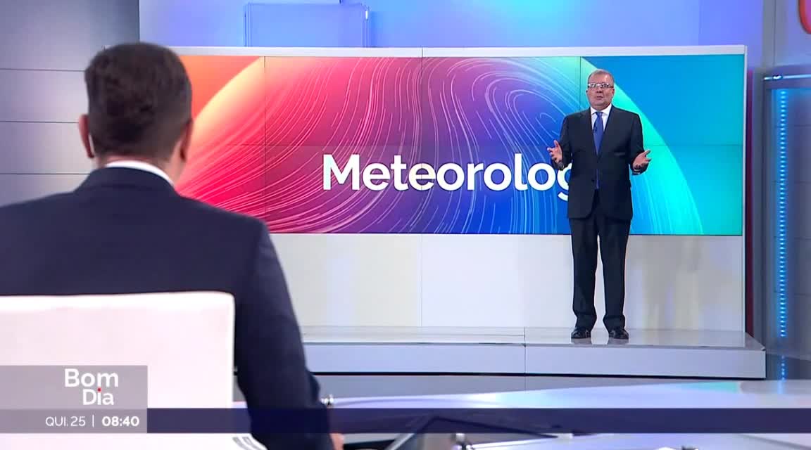  Previsão do estado do tempo, RTP1, 25-01-2024, IPMA.